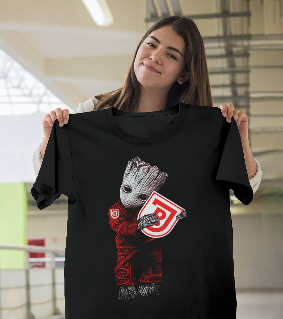 Baby Groot Hugging Jahn Regensburg T-Shirt