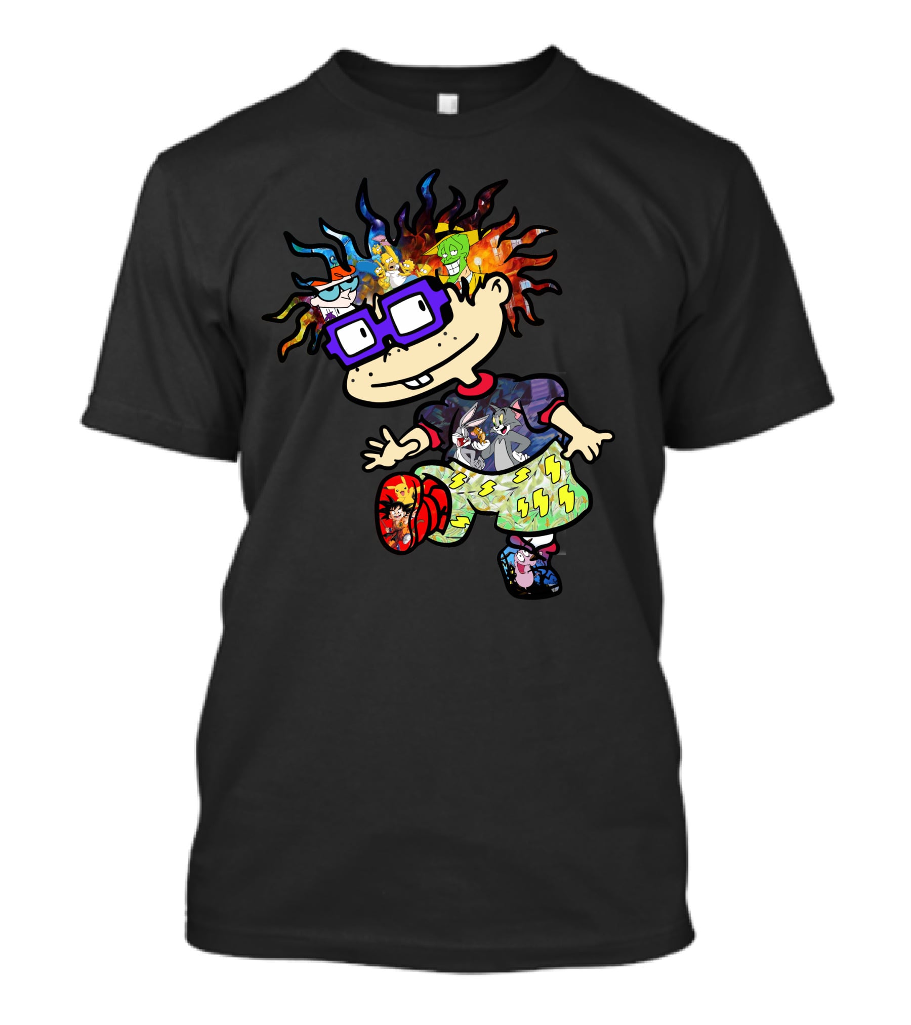 Rugrats Chuckie Galaxy Characters Fusion T-Shirt