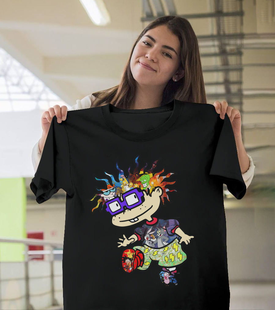 Rugrats Chuckie Galaxy Characters Fusion T-Shirt