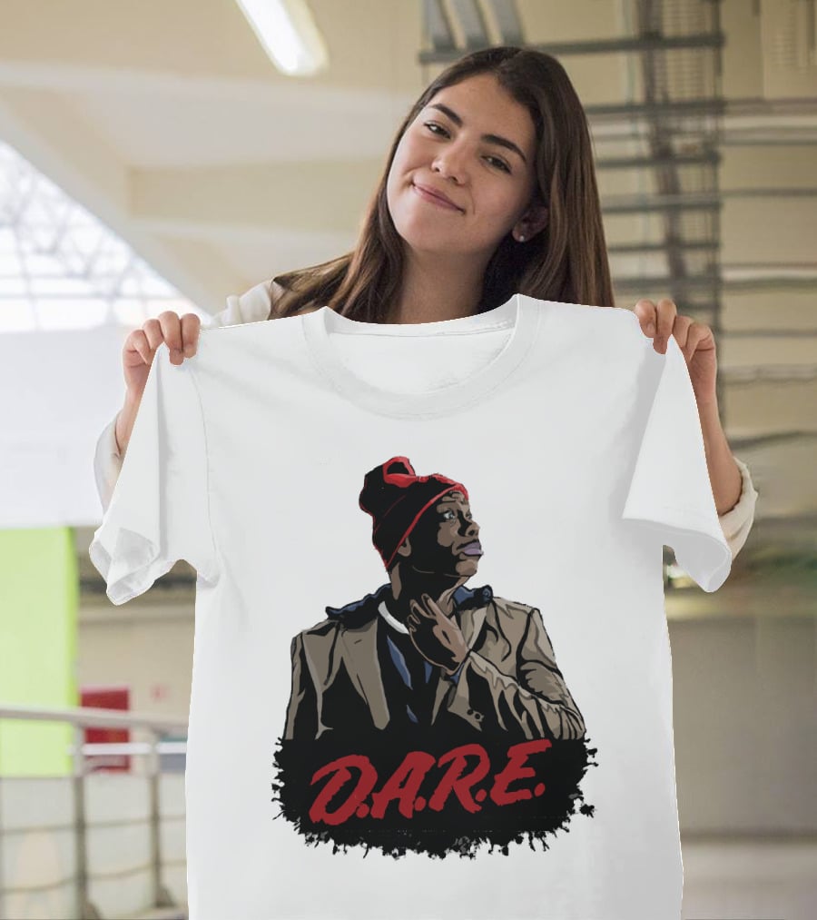 D.A.R.E Iconic Style Streetwear Beanie And Jacket T-Shirt