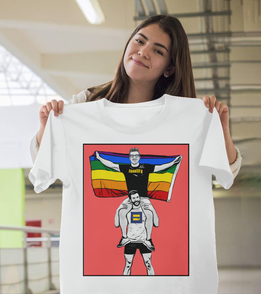 Equality Pride Flag Human Rights Campaign T-Shirt