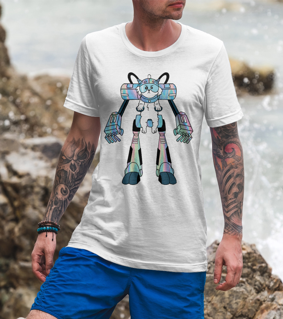 Rick And Morty Cybernetic Dog Mech Snuffles T-Shirt