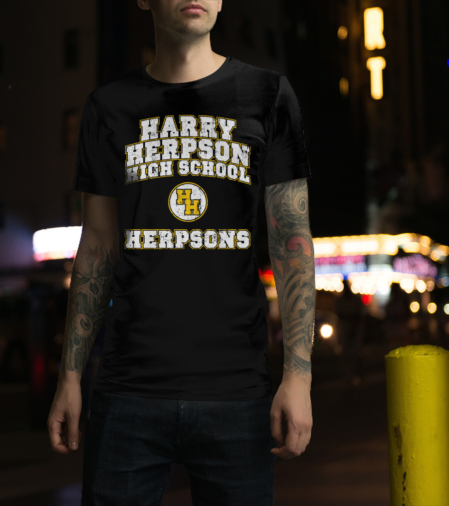 Harry Herpson High School Herpsons HH T-Shirt