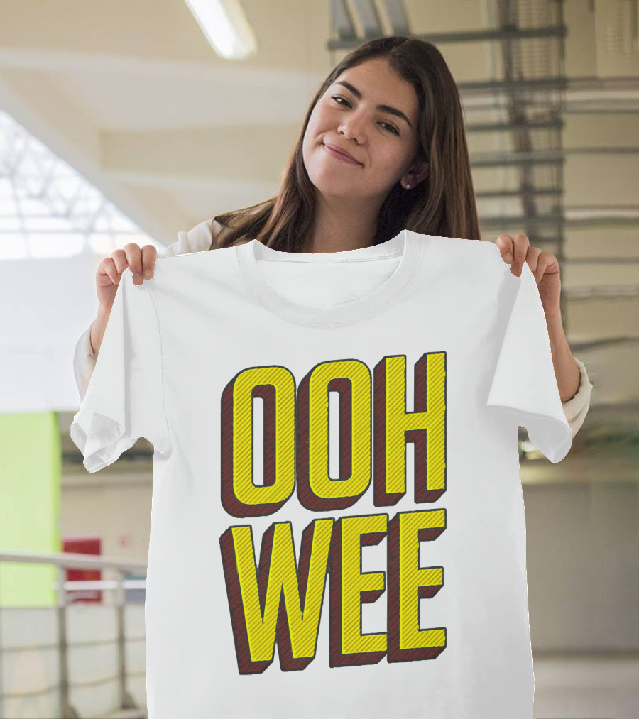 OOH WEE Mr. Poopy Butthole Bold Yellow Comic T-Shirt