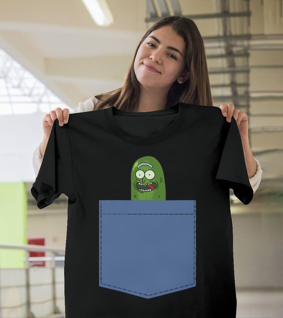 Pickle Rick Pocket Adventure T-Shirt