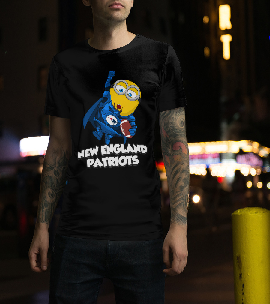 New England Patriots Minion Football Fan Celebration T-Shirt