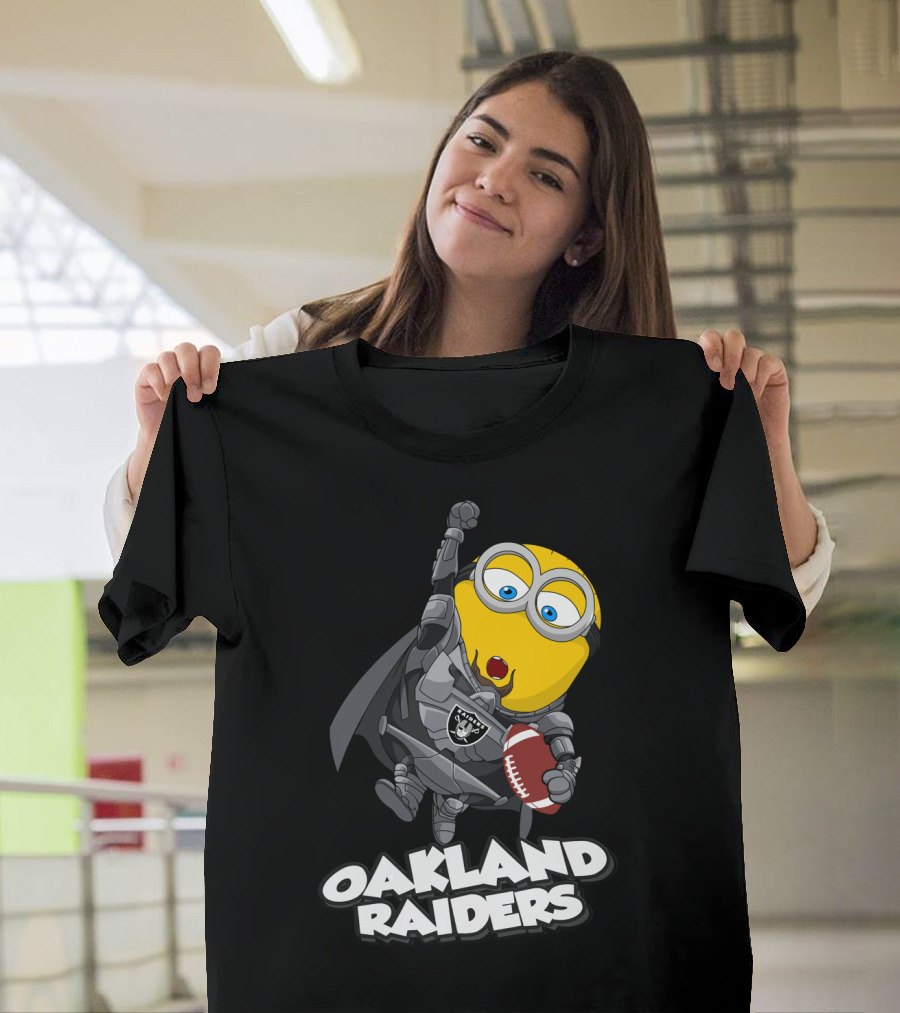 Oakland Raiders Minion Football Player T-Shirt