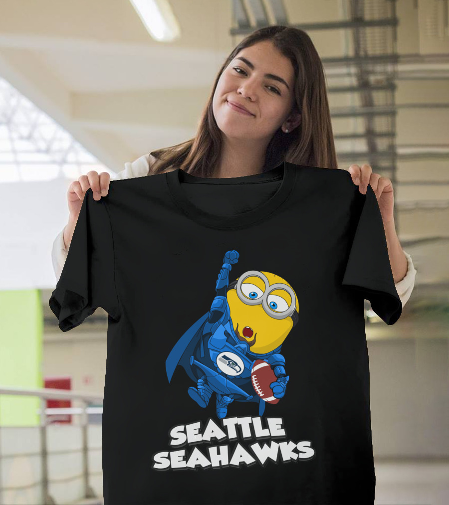 Seattle Seahawks Minion Football Fan T-Shirt