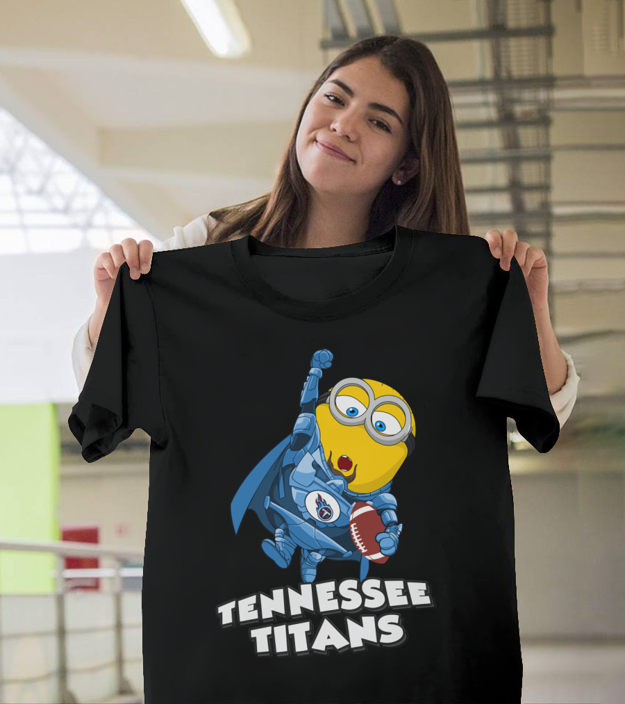 Tennessee Titans Minion Football Fan Burst T-Shirt