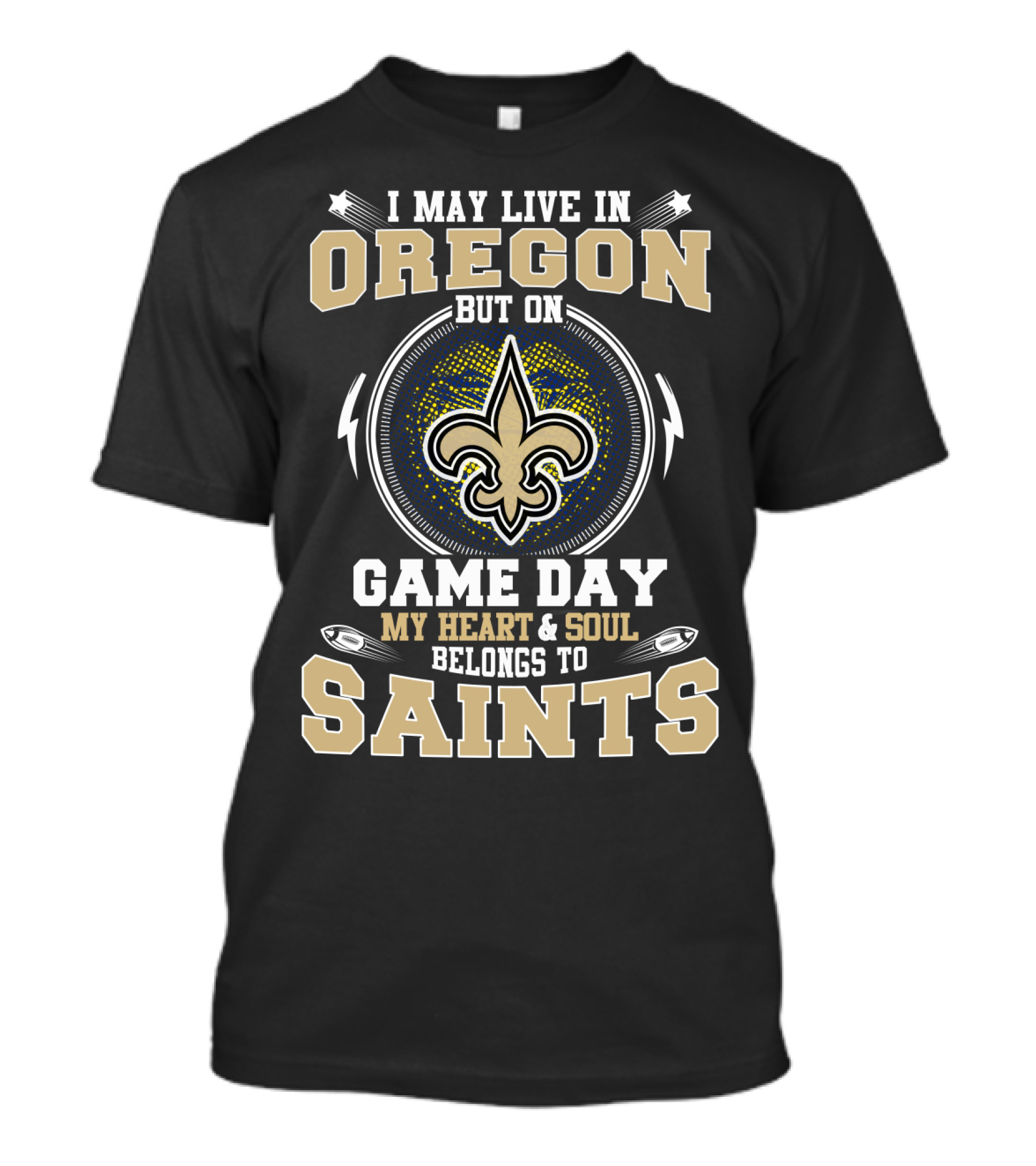 Oregon Game Day My Heart And Soul Belongs To Saints T-Shirt