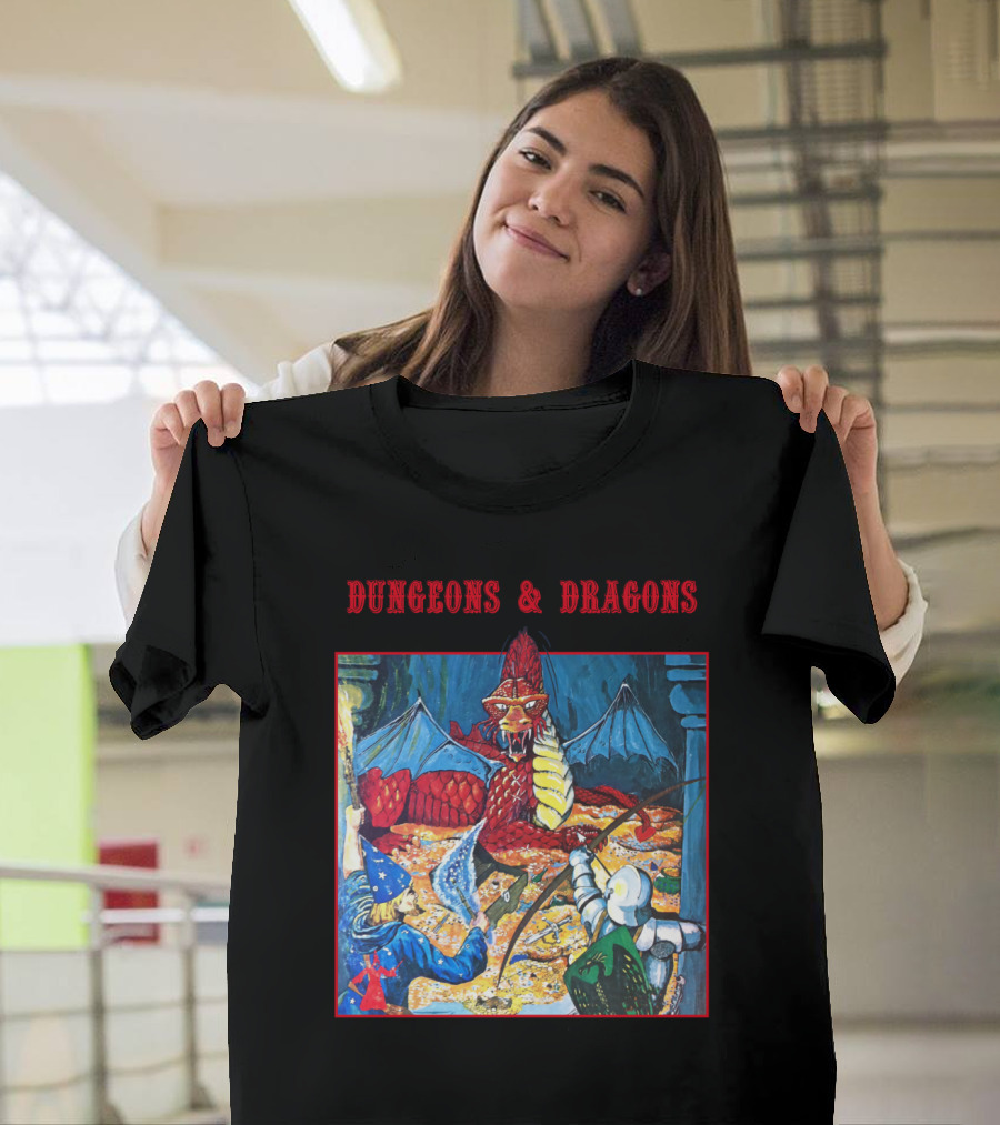 Dungeons And Dragons Basic Set Vintage Illustration Adventure T-Shirt