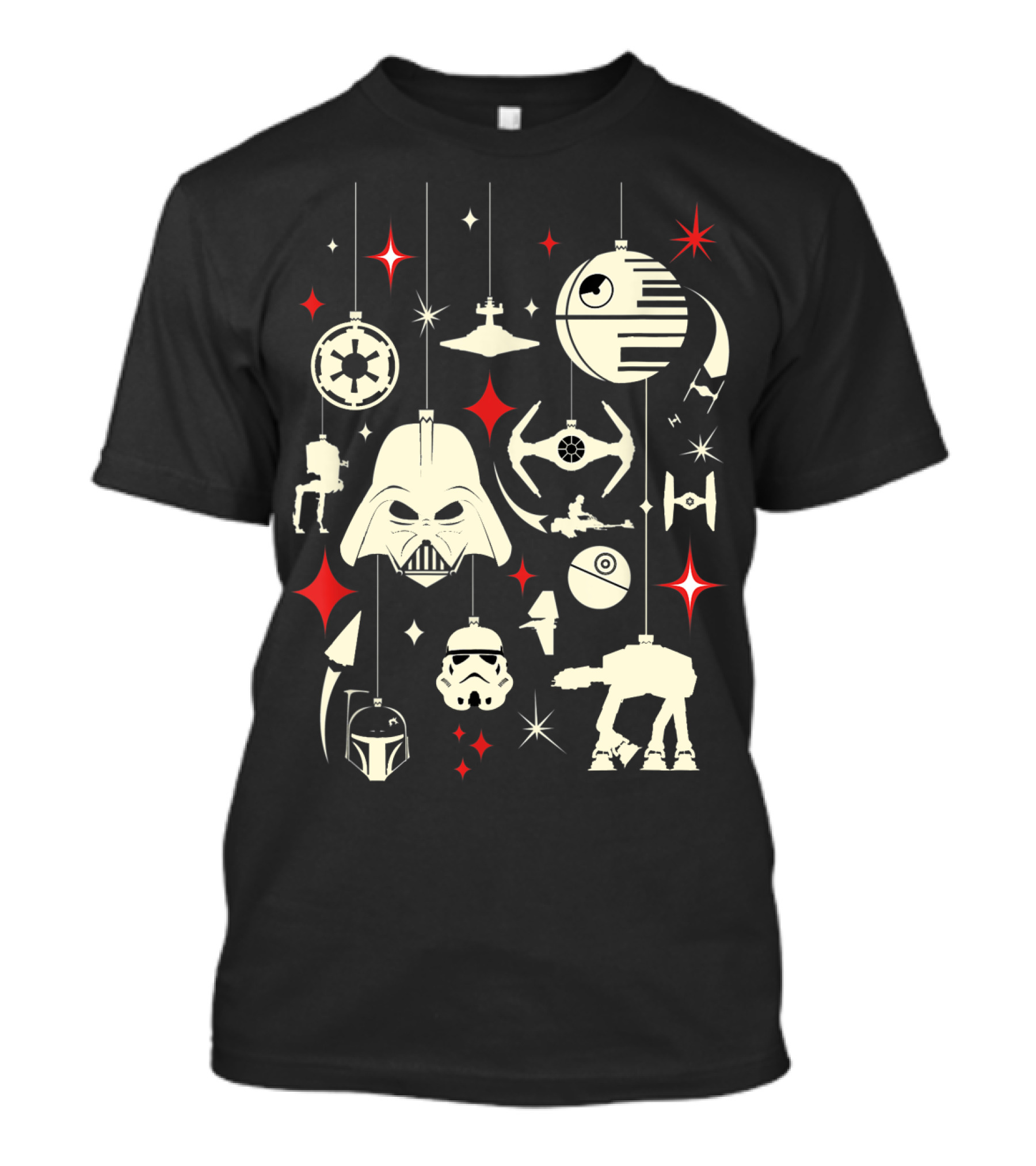 Star Wars Galactic Holiday Ornaments Collection T-Shirt