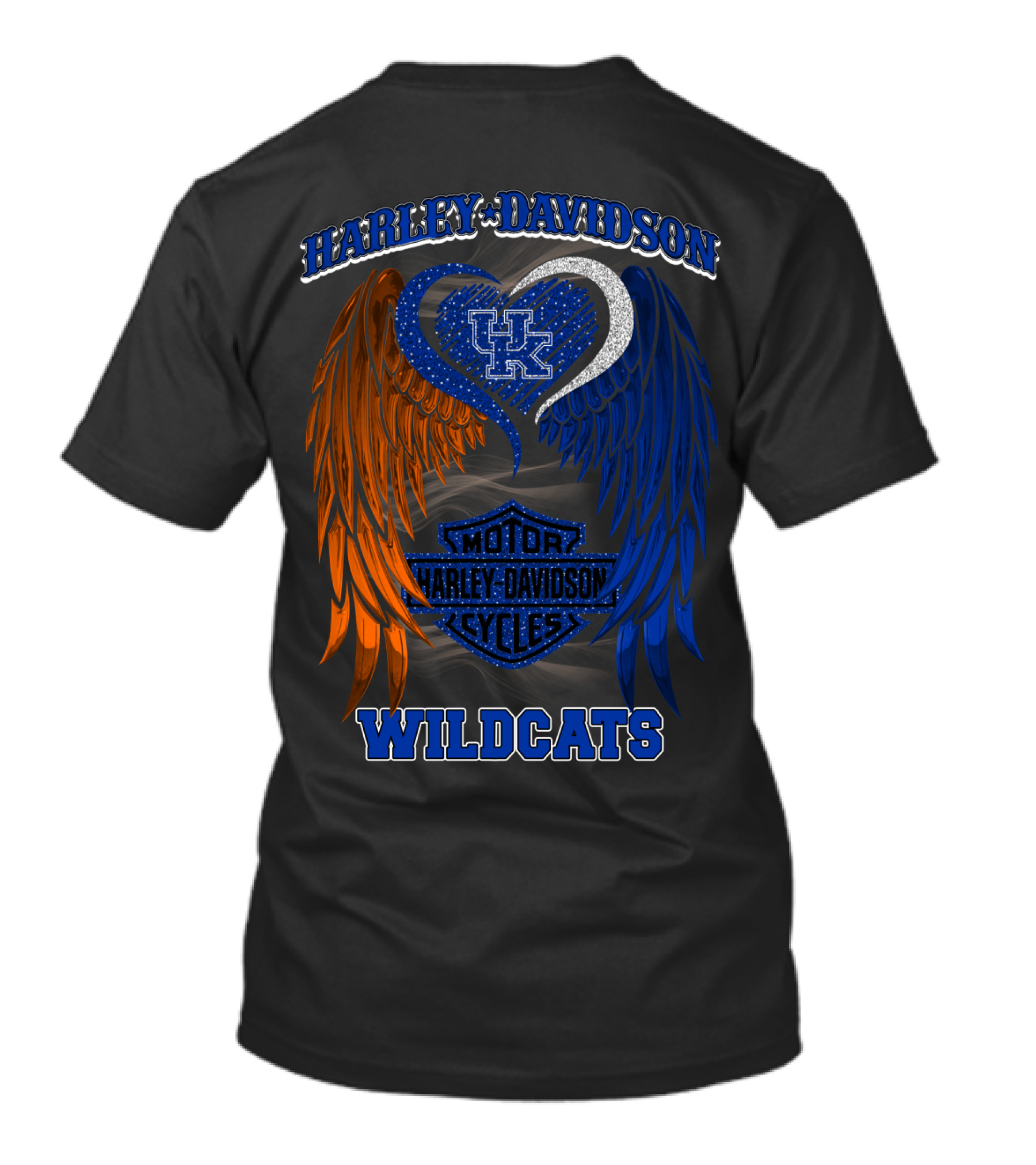 Harley Davidson Kentucky Wildcats Motor Cycles T-Shirt