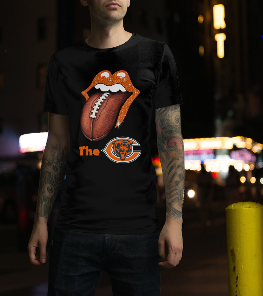 The Bears Football Lips T-Shirt