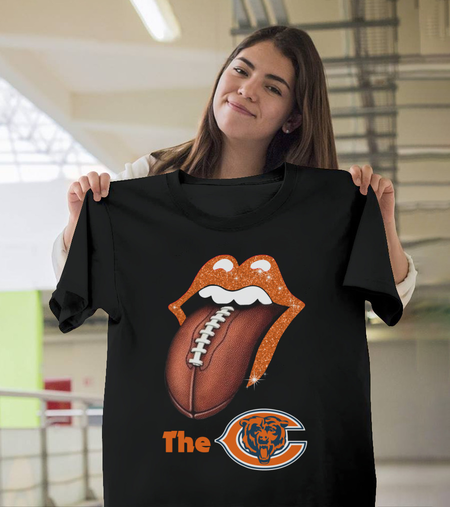 The Bears Football Lips T-Shirt