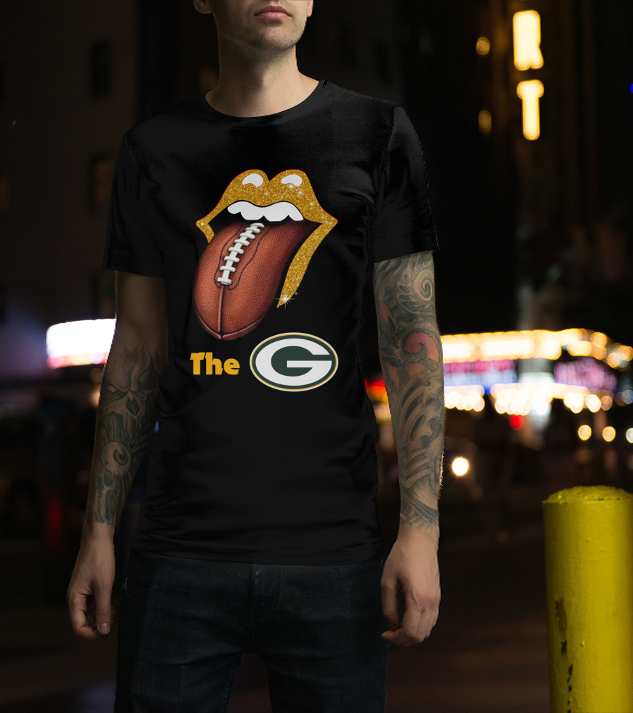 The Smile Packers Football Glitter T-Shirt