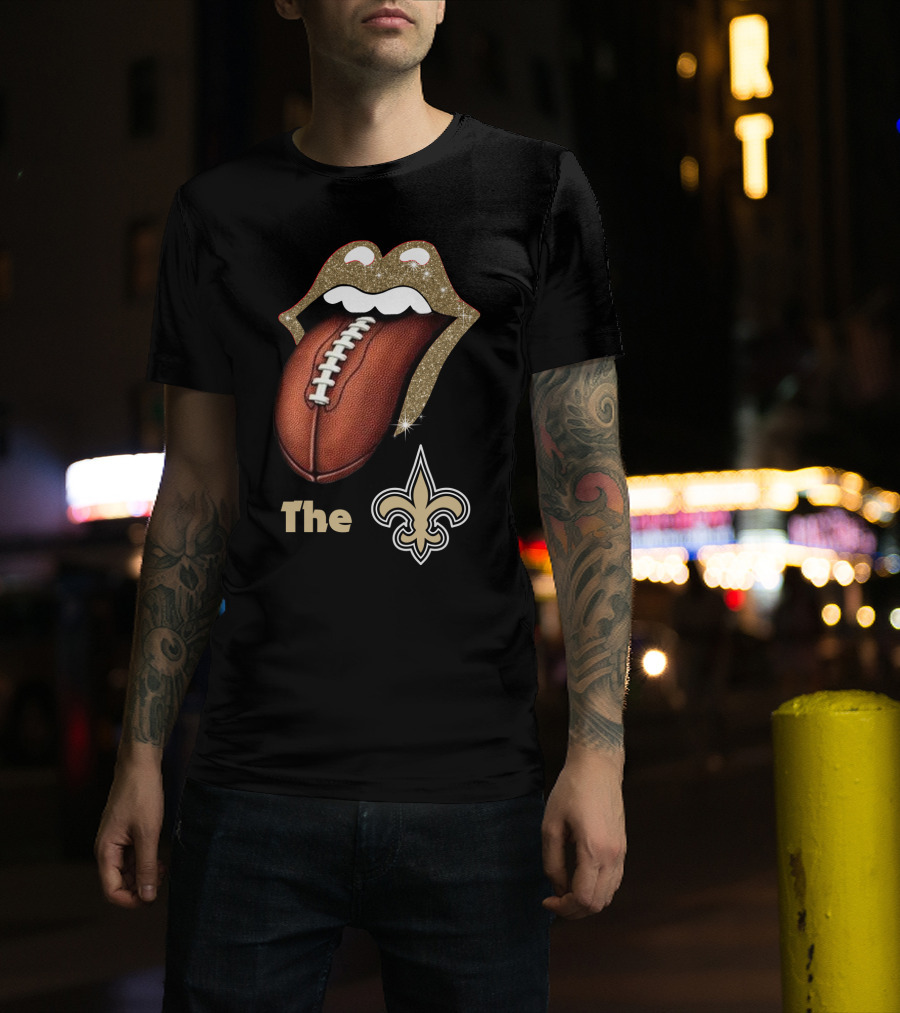 The Smile Saints Football Iconic Logo Fleur-de-Lis T-Shirt