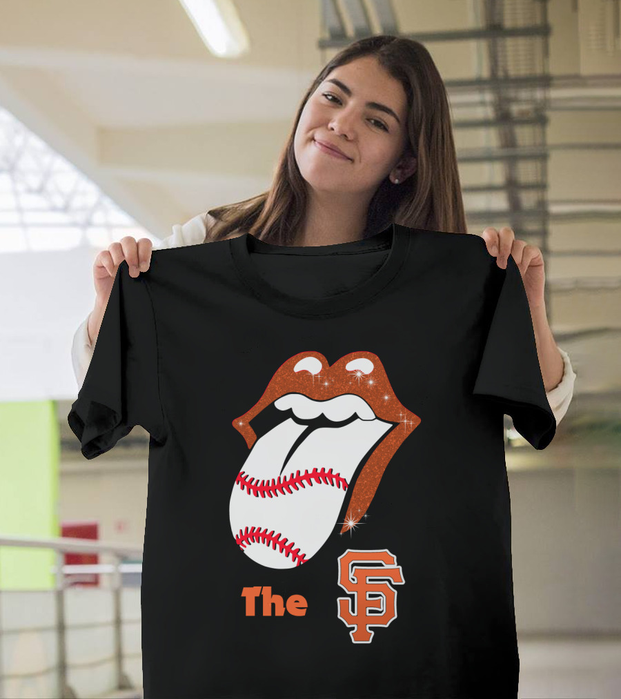 The SF Giants Baseball Tongue T-Shirt