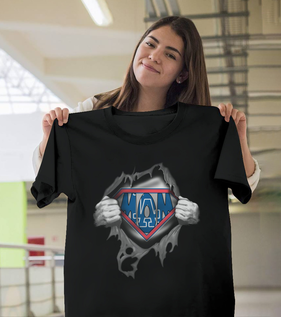 SUPER MOM LA DODGERS LOGO REVEAL T-Shirt
