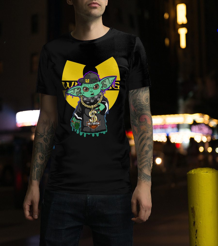 Wu-Tang Clan Harley Davidson Yoda Mashup T-Shirt