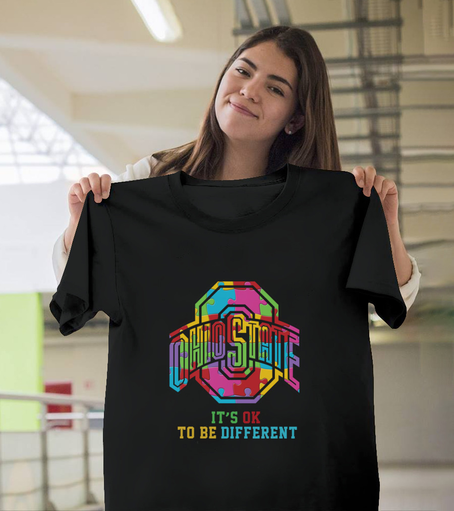 Ohio State It's Ok To Be Different Puzzle T-Shirt