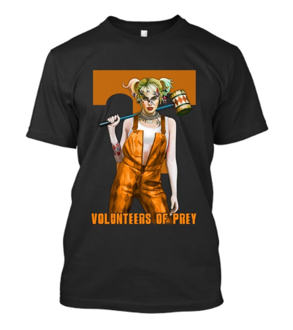 Volunteers Of Prey Tennessee Iconic Figure With Hammer T-Shirt