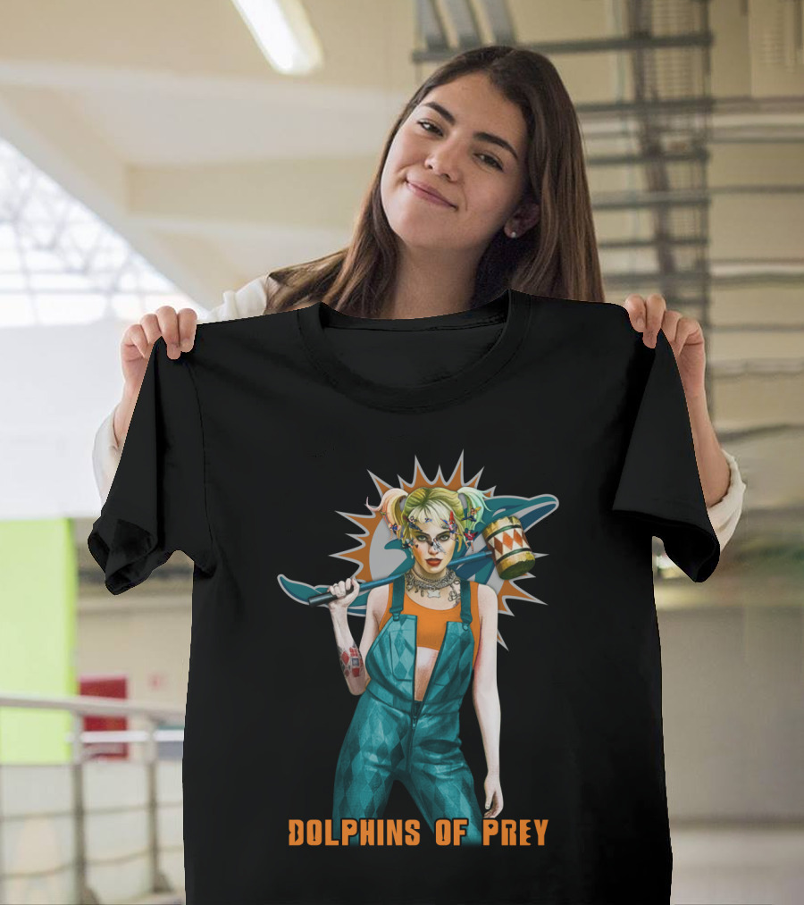 Dolphins Of Prey Nflmd Dh T-Shirt