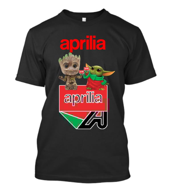 Aprilia Dh 21 Groot Baby Yoda Collaboration T-Shirt