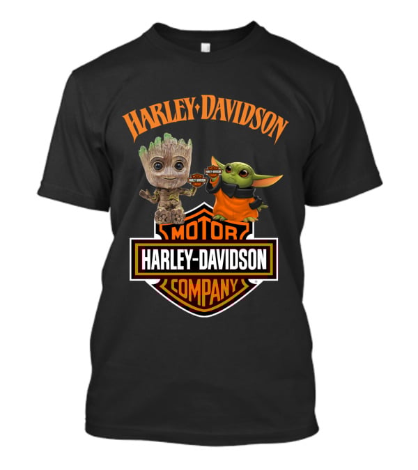 Harley Davidson Motor Company Groot Yoda Duo T-Shirt