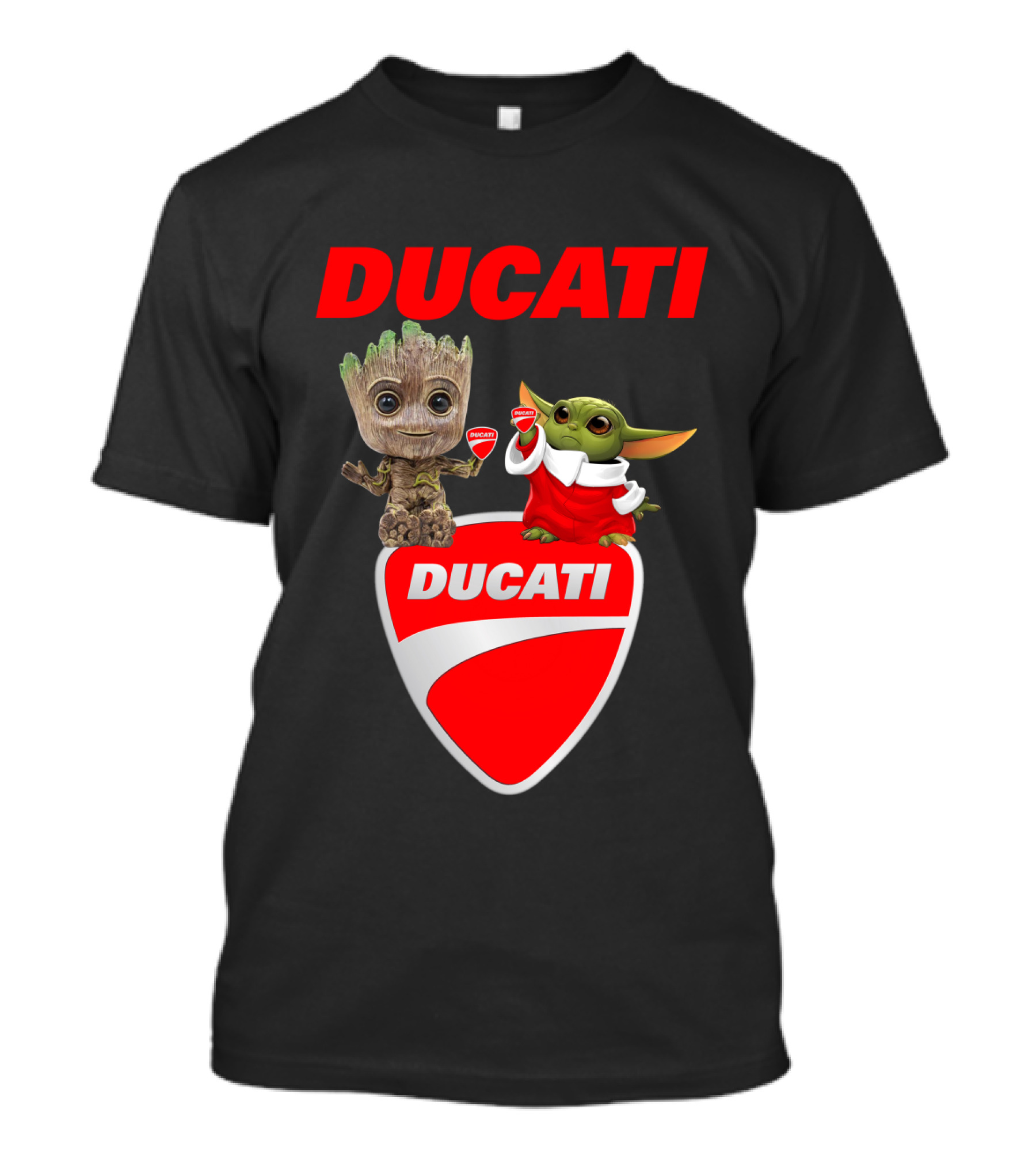 Ducati Groot Yoda Guardians Star Wars Collaboration T-Shirt