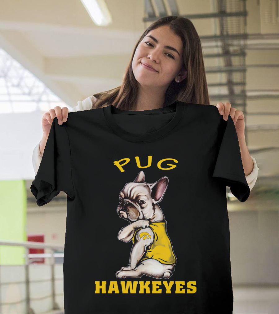 Pug Hawkeyes T-Shirt