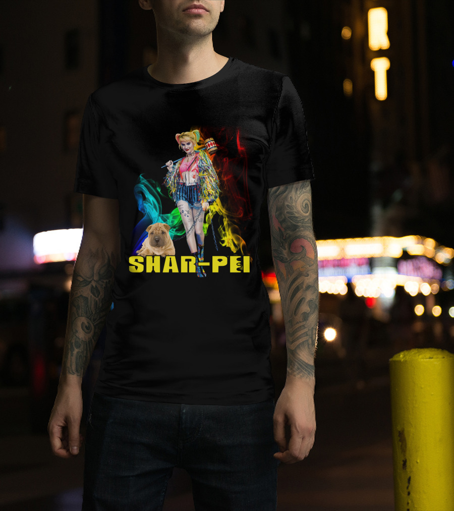 Shar-Pei Harley Quinn Dh T-Shirt
