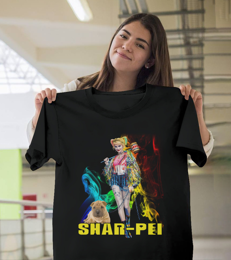 Shar-Pei Harley Quinn Dh T-Shirt