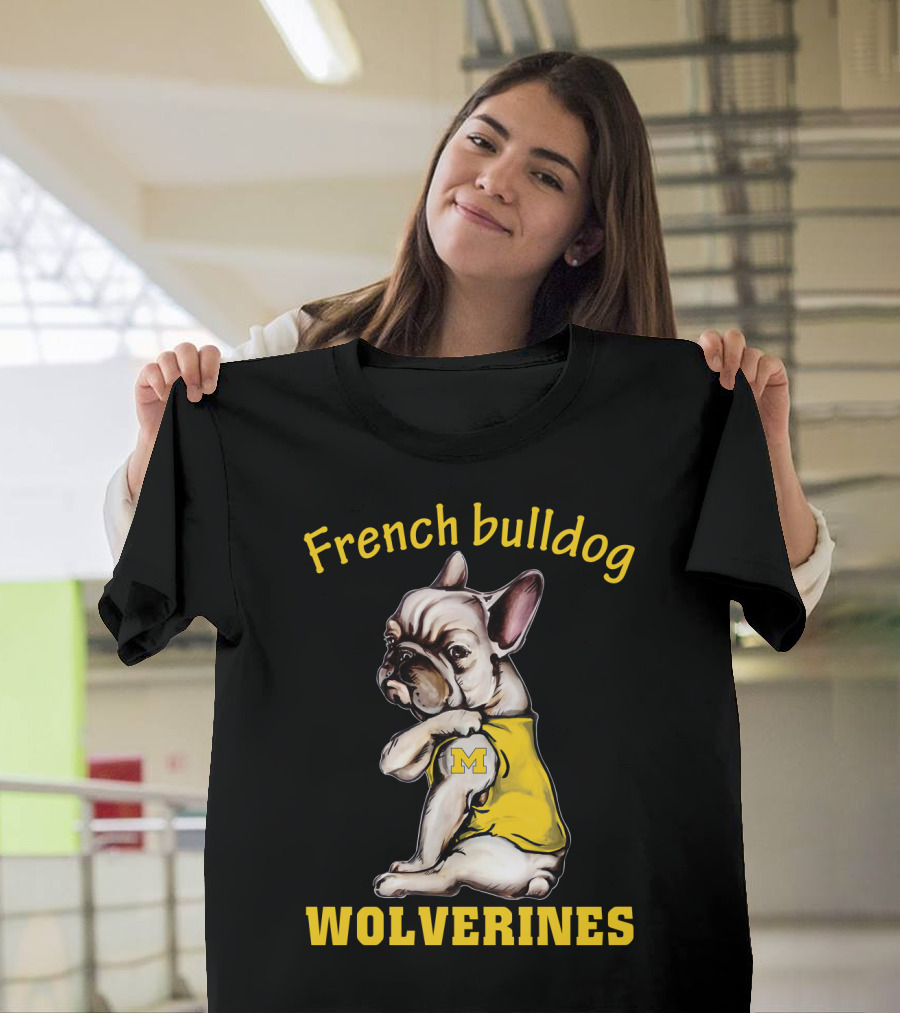 French Bulldog Wolverines M T-Shirt