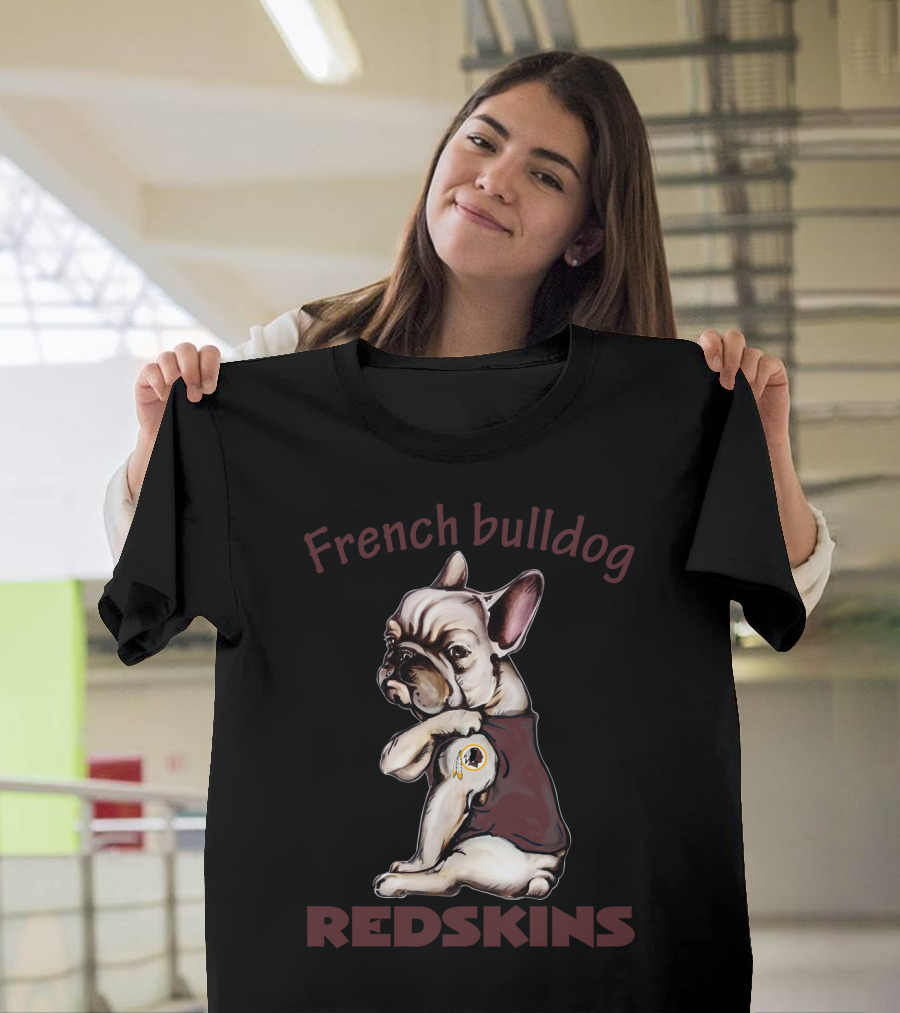 French Bulldog Redskins Nflwr Fd 38 T-Shirt