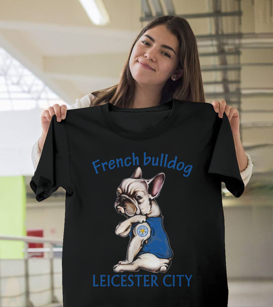 French Bulldog Leicester City T-Shirt