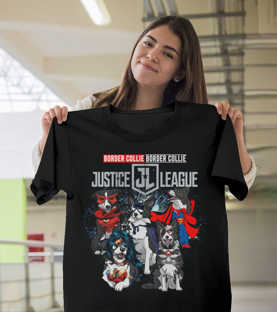 Border Collie Justice League Dh 55 Jl T-Shirt