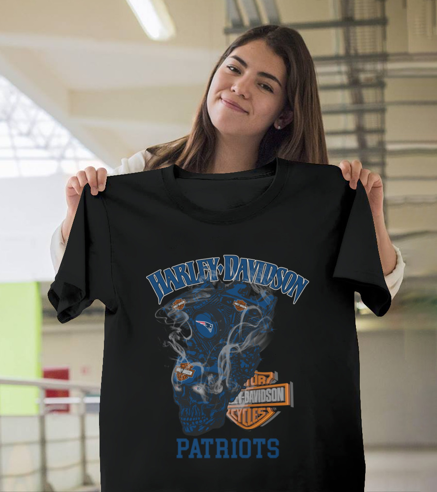 Harley Davidson New England Patriots T-Shirt