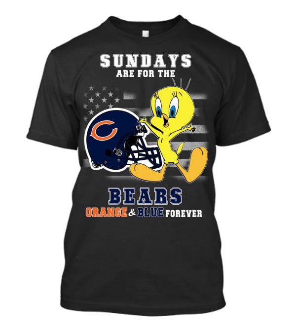 Sundays Are For The Bears Orange & Blue Forever T-Shirt