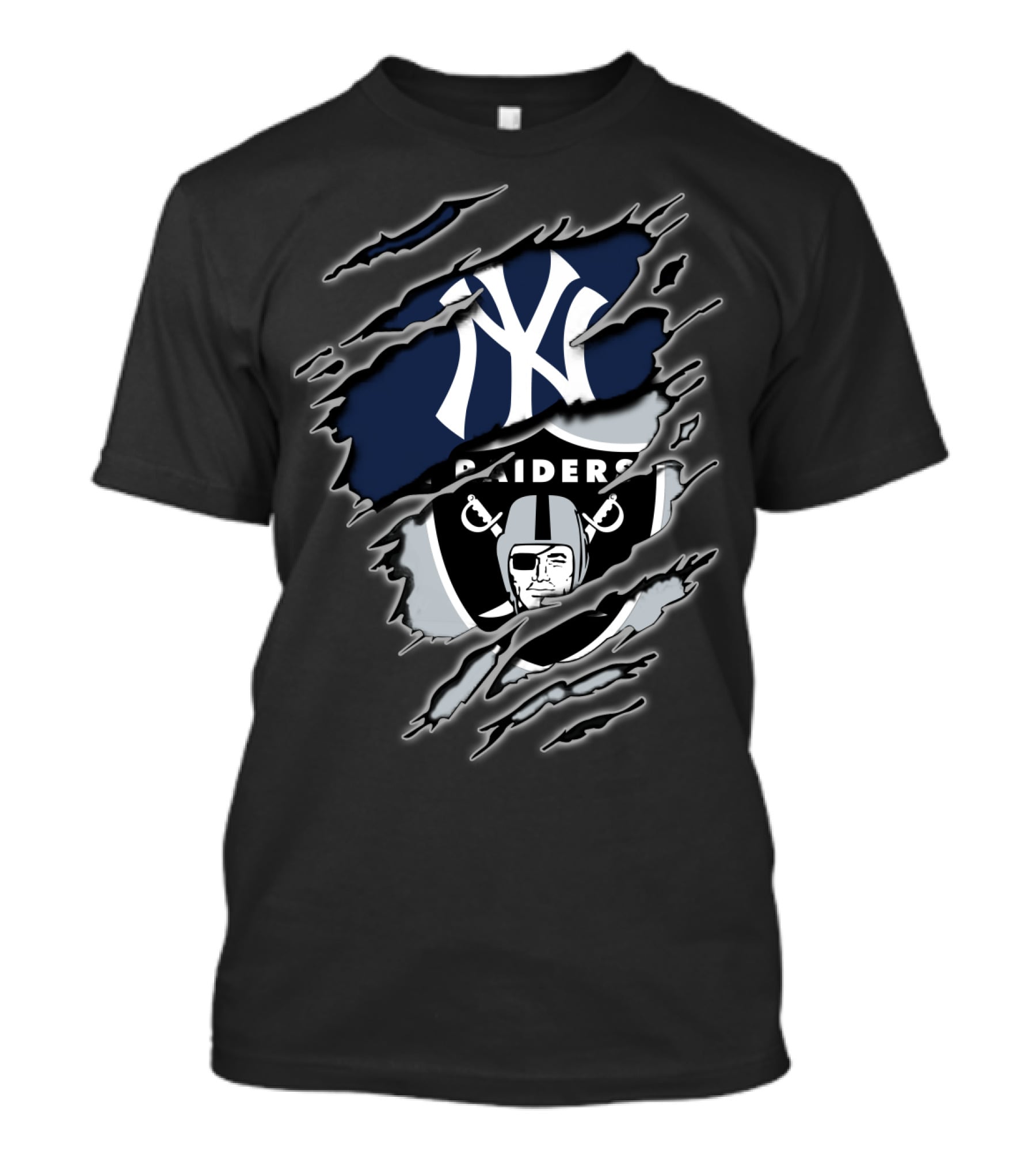 Yankees Raiders Fan Combo T-Shirt