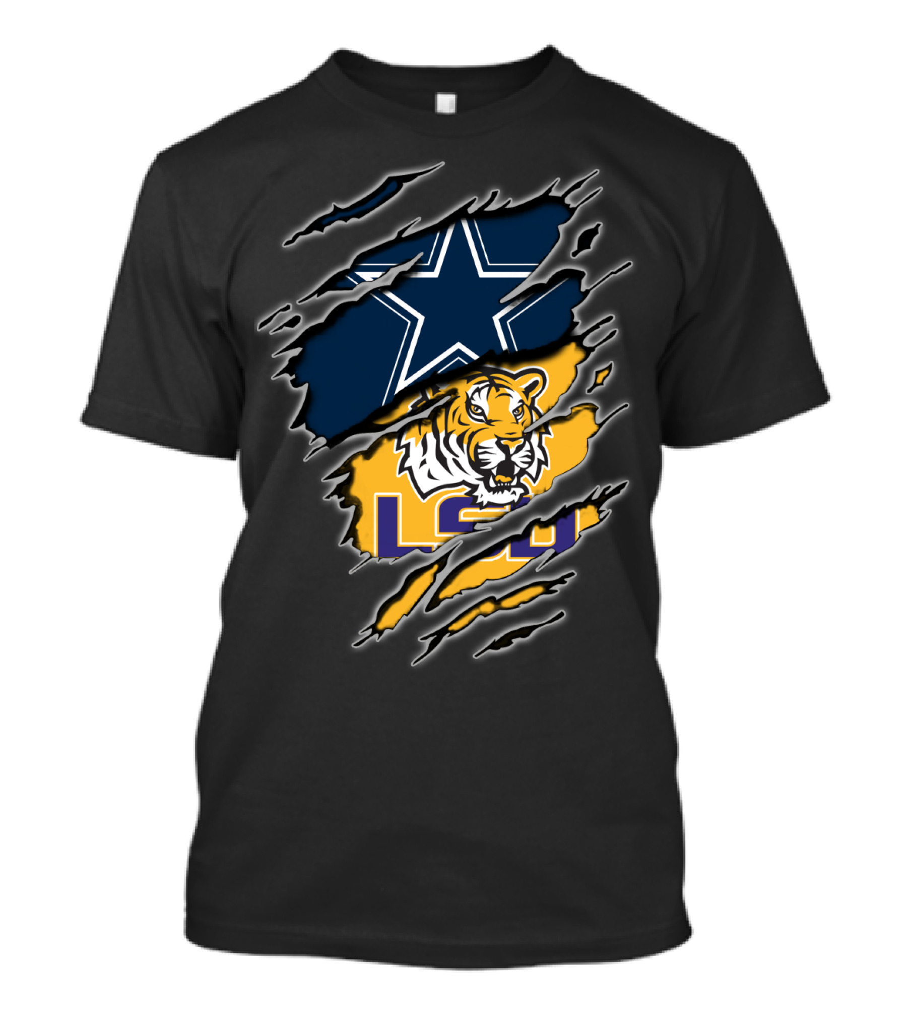 Dallas Cowboys Lsu Tigers T-Shirt