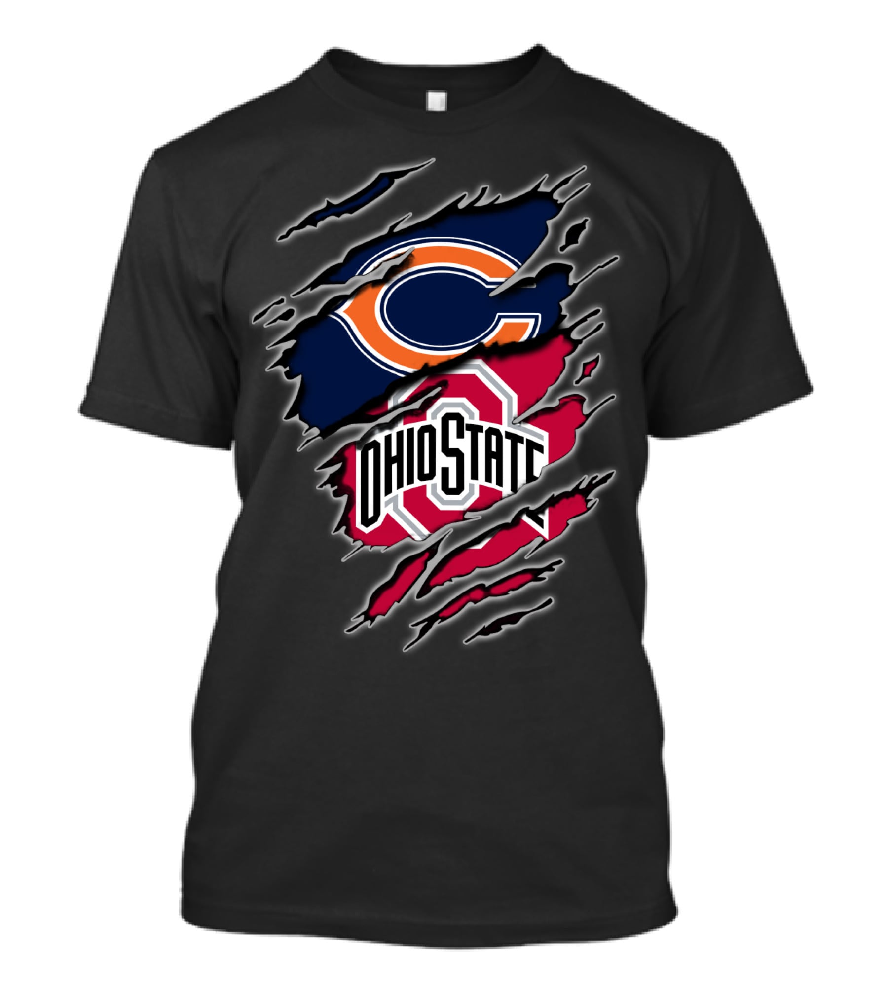 Chicago Bears Ohio State Fans Combination T-Shirt
