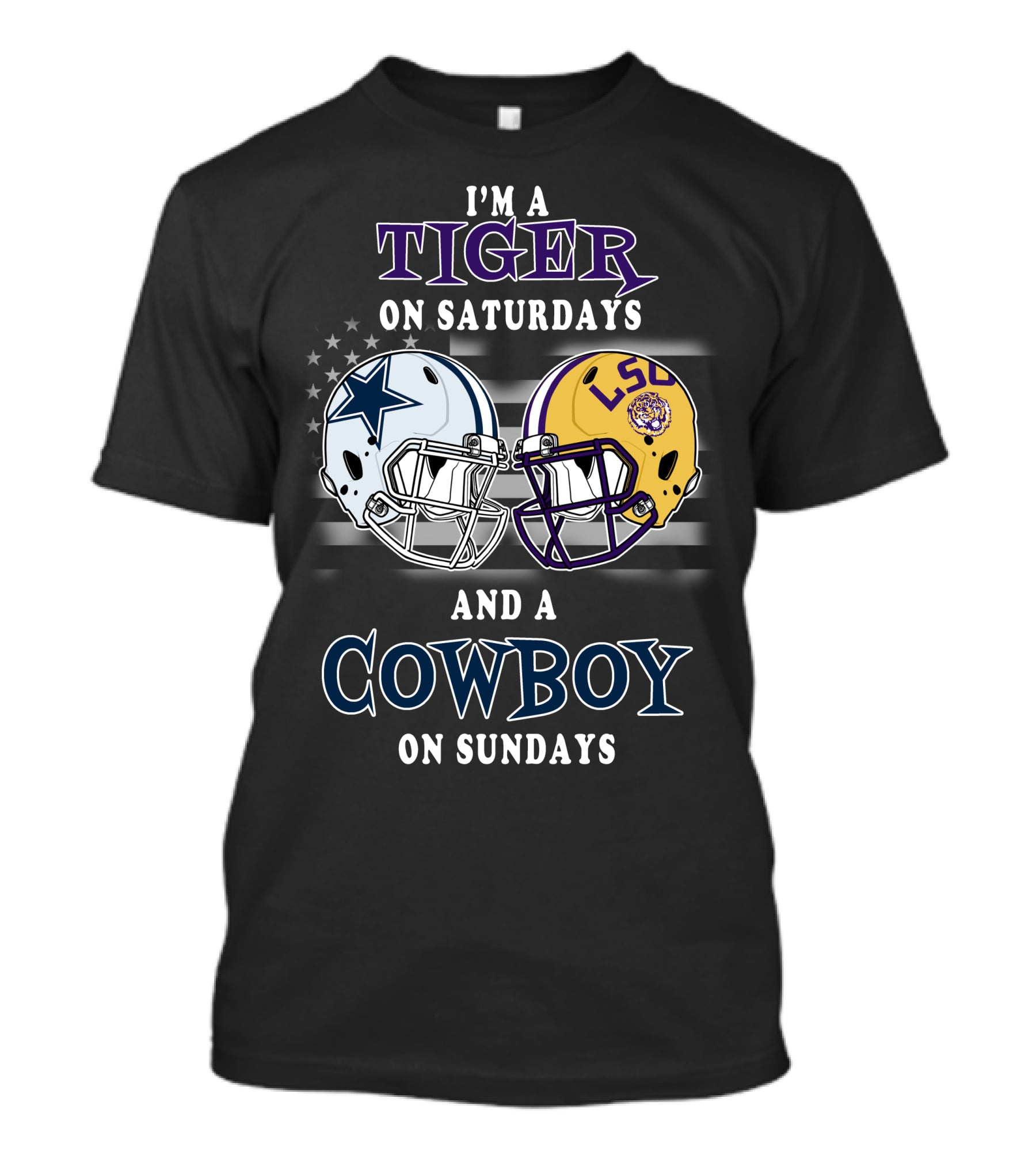 I'm A Tiger On Saturdays And A Cowboy On Sundays T-Shirt