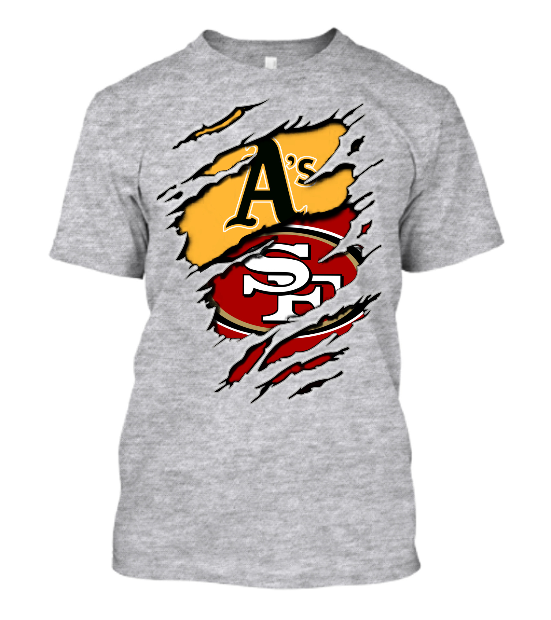 49ers Sf And Athletics A's Logo Mashup T-Shirt