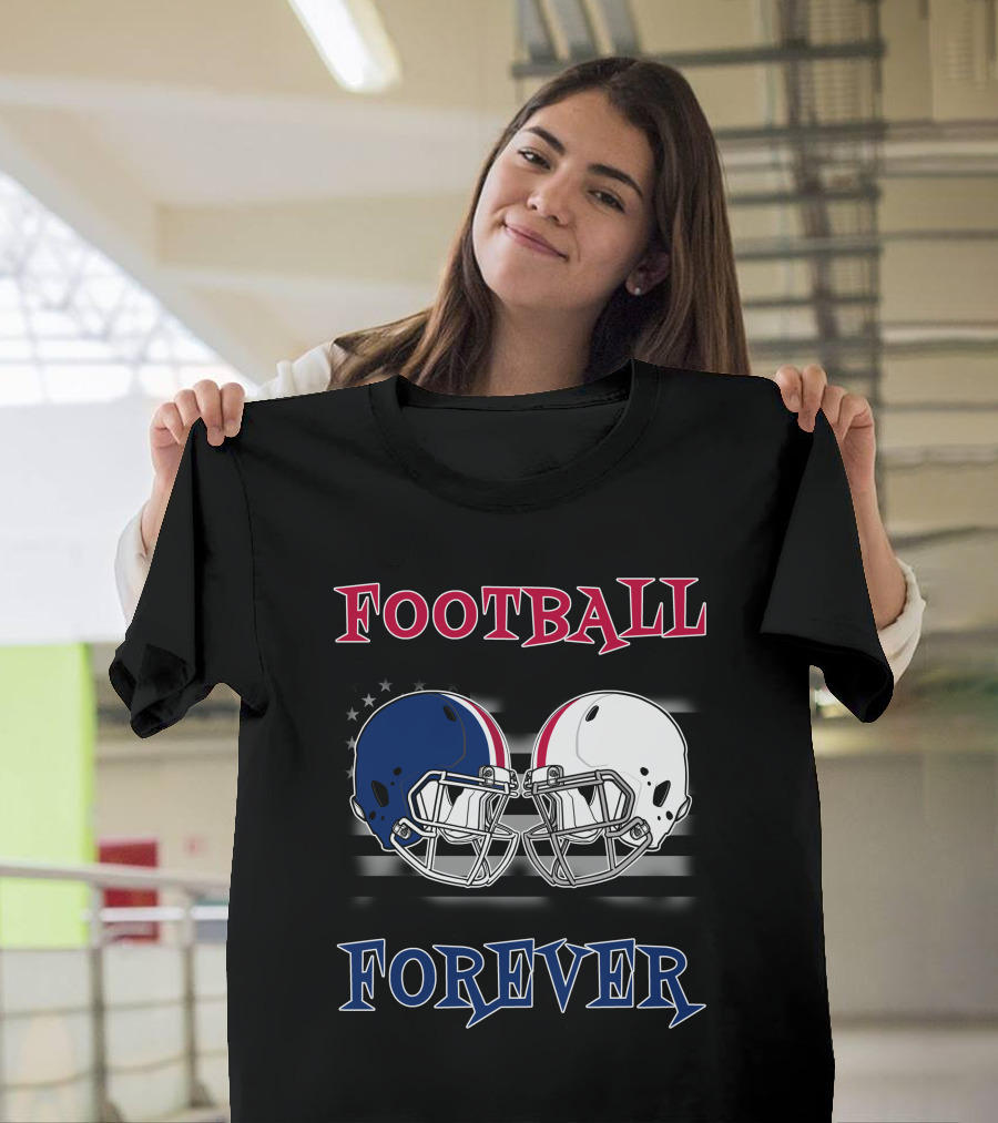 Football Forever Helmets Faceoff T-Shirt