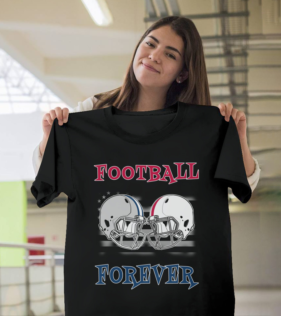 Football Forever Cow-Buck Helmets T-Shirt