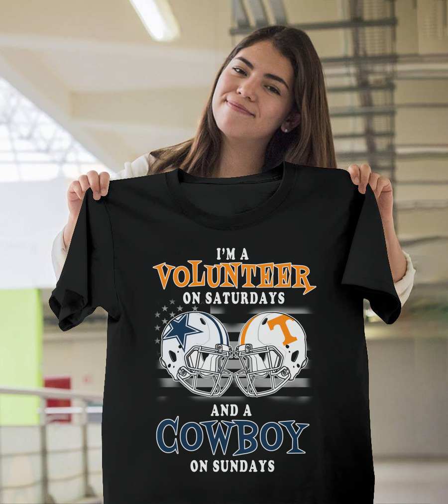 I'm A Volunteer On Saturdays And A Cowboy On Sundays T-Shirt