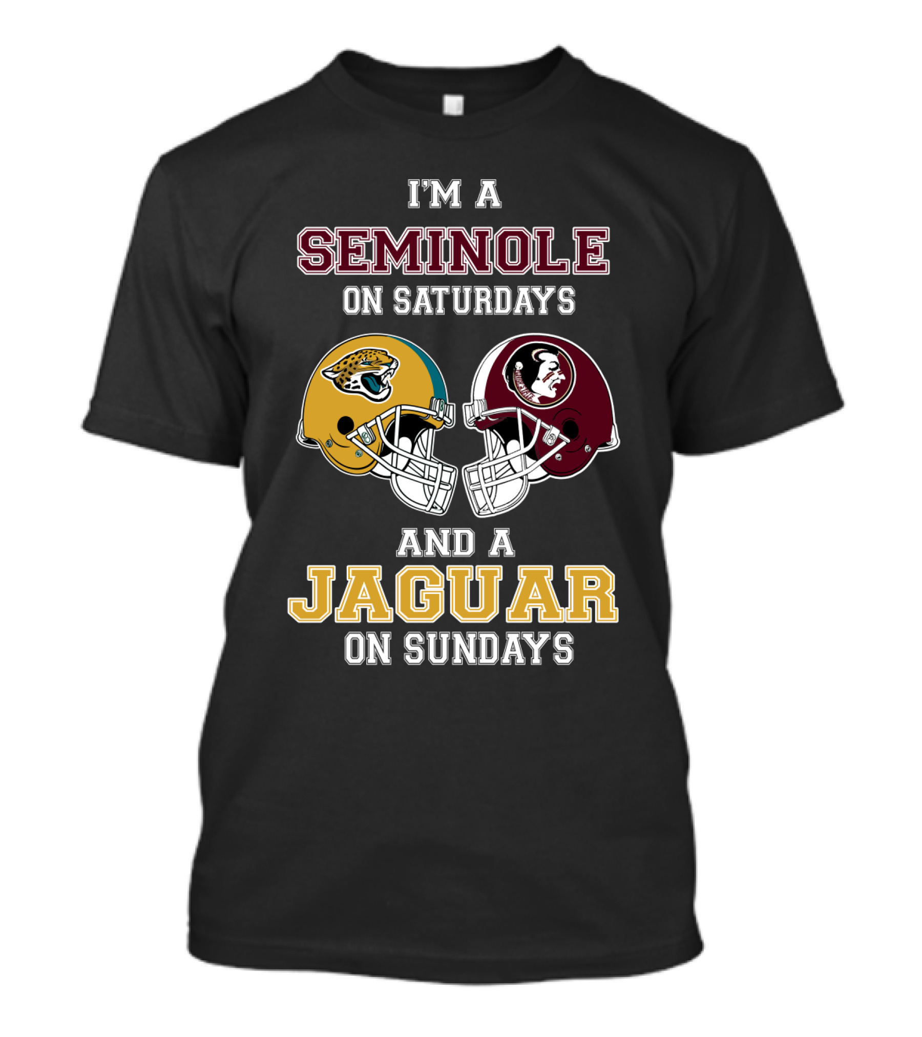 I'm A Seminole On Saturdays And A Jaguar On Sundays T-Shirt