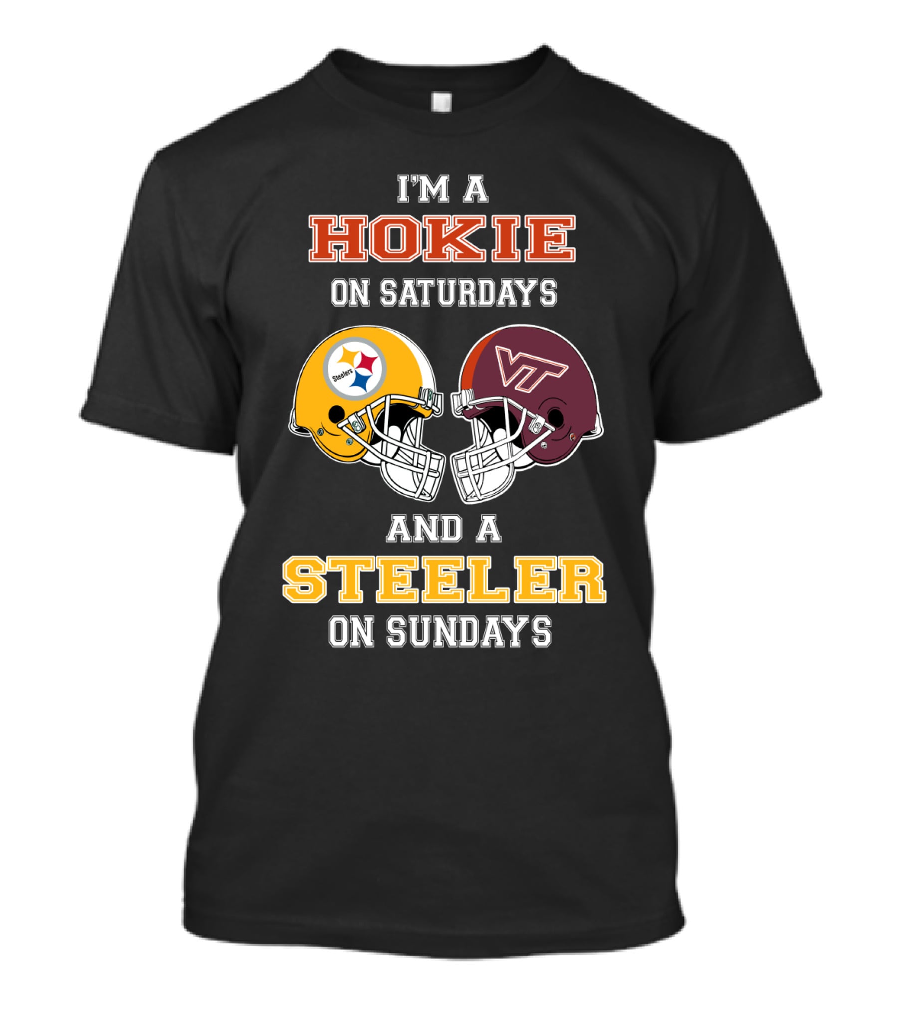 I'm A Hokie On Saturdays And A Steeler On Sundays T-Shirt