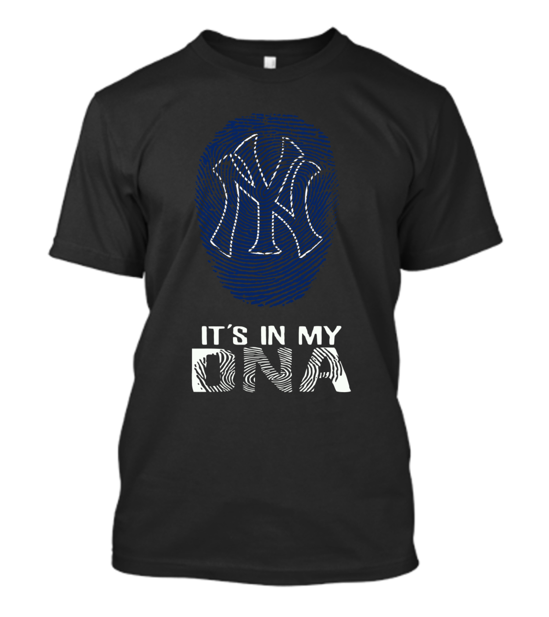 Yankees It's In My DNA Fingerprint T-Shirt